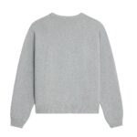 CELINE BLASON LOOSE SWEATSHIRT IN COTTON FLEECE GREY MELANGE