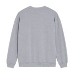 CELINE LOOSE SWEATSHIRT IN COTTON FLEECE GREY