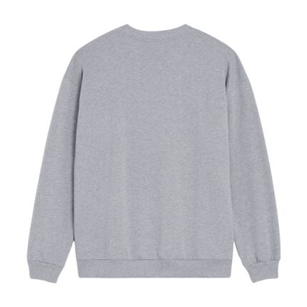 CELINE LOOSE SWEATSHIRT IN COTTON FLEECE GREY