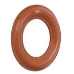 CELINE BANGLE IN LAMBSKIN TAN