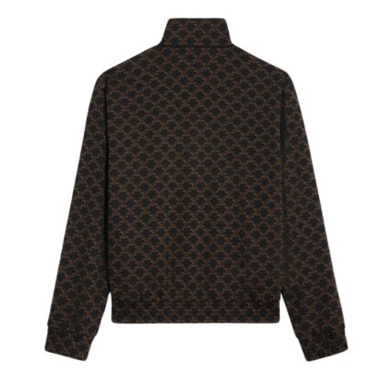 CELINE TRACKSUIT JACKET IN MONOGRAM JERSEY