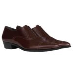 CELINE JUDE PERFORATED OXFORD IN POLISHED BULL DARK BROWN