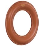 CELINE BANGLE IN LAMBSKIN TAN