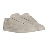 CELINE HUNTINGTON LOW LACE UP SNEAKER IN SUEDE CALFSKIN AND MESH
