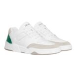 CELINE TRAINER CT 07 LOW LACE UP SNEAKER IN CALFSKIN AND SUEDE CALFSKIN