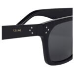 CELINE BLACK FRAME 45 SUNGLASSES IN ACETATE BLACK