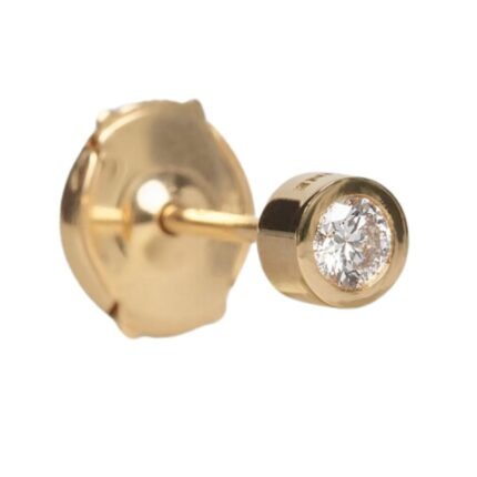 CELINE SENTIMENTAL BRILLANT STUD IN YELLOW GOLD AND DIAMOND
