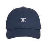 CELINE TRIOMPHE BASEBALL CAP IN COTTON NAVY