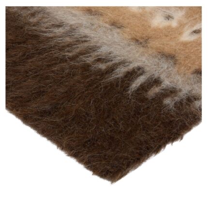 CELINE SCARF IN BRUSHED FAIR ISLE ALPACA WOOL