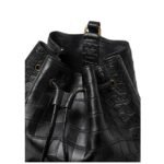 LORO PIANA EXTRA DRAWSTRING BACKPACK L27 BLACK
