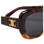 CELINE TRIOMPHE 06 SUNGLASSES IN ACETATE GRADIENT HAVANA