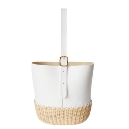 LORO PIANA CEDAR BUCKET BAG MALT-CARAMEL SUGAR