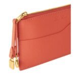 LORO PIANA EXTRA ZIP POUCH CORAL FICTION