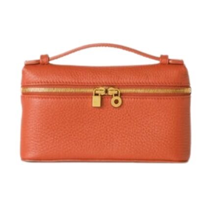 LORO PIANA EXTRA POCKET MINI POUCH CORAL FICTION