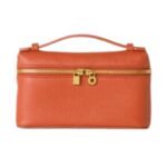 LORO PIANA EXTRA POCKET MINI POUCH BLACK