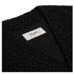 CELINE OVERSIZED JACKET IN CASHMERE NATTÉ BLACK