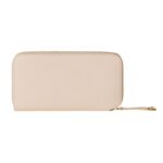 LORO PIANA EXTRA ZIP AROUND PURSE CREAMED HONEY
