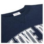 CELINE OVERSIZED SWEATSHIRT IN COTTON FLEECE NAVY STONEWASHED