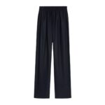 CELINE STRAIGHT JOGGING PANTS IN CASHMERE FLANNEL NAVY