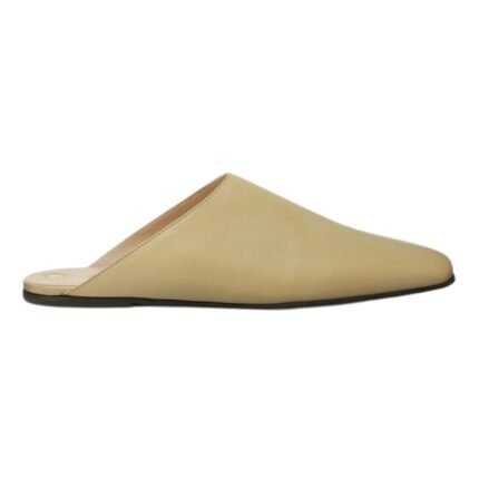 LORO PIANA ALBA FLAT MULE FLUFFY PINK