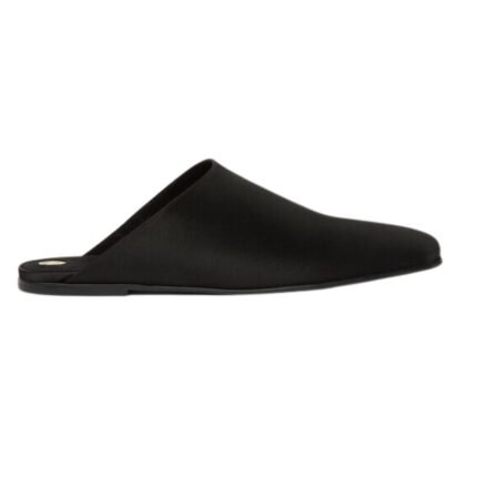 LORO PIANA ALBA FLAT MULE BLACK