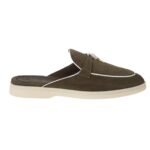 LORO PIANA CHARMS WALK BABOUCHE LOAFER EUCALYPTUS