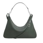 CELINE LARGE STRAP ROMY IN SUPPLE GRAINED CALFSKIN DARK ARMY