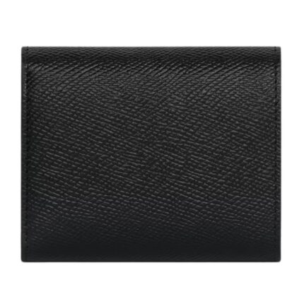 CELINE SMALL TRIFOLD WALLET IN GRAINED CALFSKIN BLACK