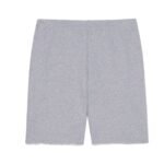 CELINE SHORTS IN COTTON FLEECE GREY-BLACK