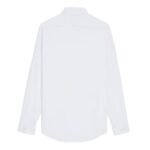 CELINE LOOSE SHIRT WITH INVERTED COLLAR IN COTTON POPLIN WHITE