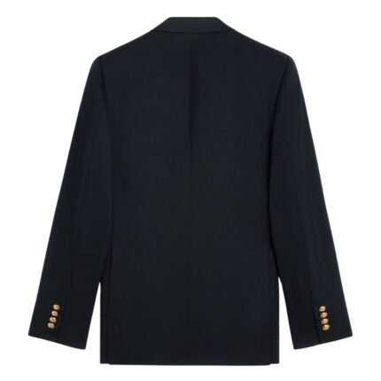 CELINE CLASSIC JACKET IN DIAGONAL WOOL