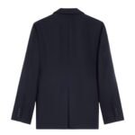 CELINE CLASSIC JACKET IN WOOL GABARDINE NAVY