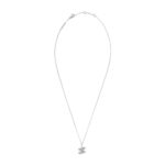 CELINE TRIOMPHE RHINESTONE NECKLACE IN BRASS WITH RHODIUM FINISH AND CRYSTALS