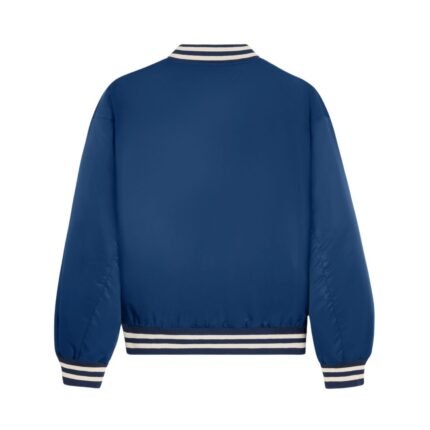 CELINE LOOSE TEDDY JACKET IN NYLON NAVY