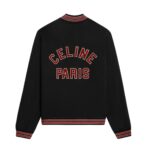 CELINE PARIS TEDDY JACKET IN COLLEGE FLEECE