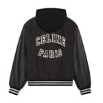 CELINE LOOSE TEDDY JACKET IN CHARCOAL WASH DENIM