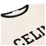 CELINE REGULAR T SHIRT IN COTTON JERSEY