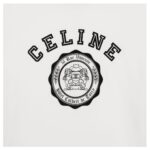 CELINE BLASON LOOSE T SHIRT IN COTTON JERSEY