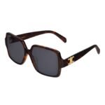 CELINE TRIOMPHE 16 SUNGLASSES IN ACETATE RED HAVANA