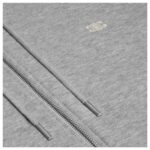 CELINE TRIOMPHE LOOSE ZIPPED HOODIE IN CASHMERE COTTON GREY MELANGE