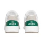 CELINE TRAINER CT 07 LOW LACE UP SNEAKER IN CALFSKIN AND SUEDE CALFSKIN