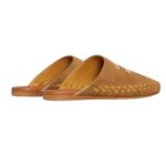 CELINE MARLOU TRIOMPHE MULE IN SUEDE CALFSKIN
