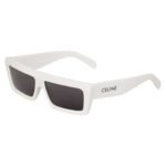 CELINE MONOCHROMS 02 SUNGLASSES IN ACETATE WHITE