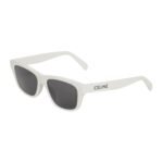 CELINE MONOCHROMS 05 SUNGLASSES IN ACETATE WHITE