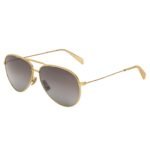 CELINE METAL FRAME 01 SUNGLASSES IN METAL WITH POLARIZED LENSES