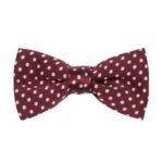 CELINE BOW TIE IN POLKA DOT SILK SATIN