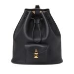 LORO PIANA EXTRA DRAWSTRING BACKPACK L27 LIGHT MASTIC