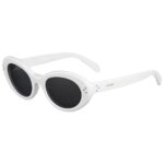 CELINE CAT EYE S193 SUNGLASSES IN ACETATE WHITE