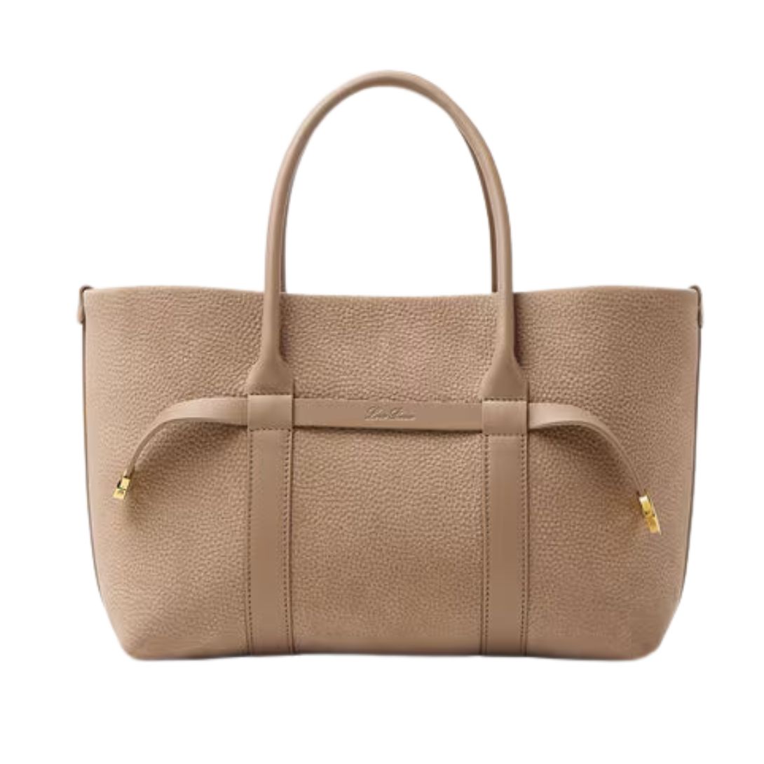 7 LORO PIANA SMALL GHIERA SHOPPER FUME TAUPE