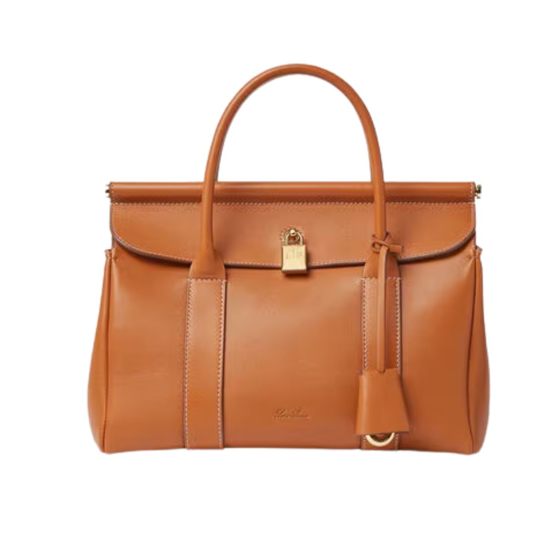 7 LORO PIANA LOOM BAG L25 WARM TAN